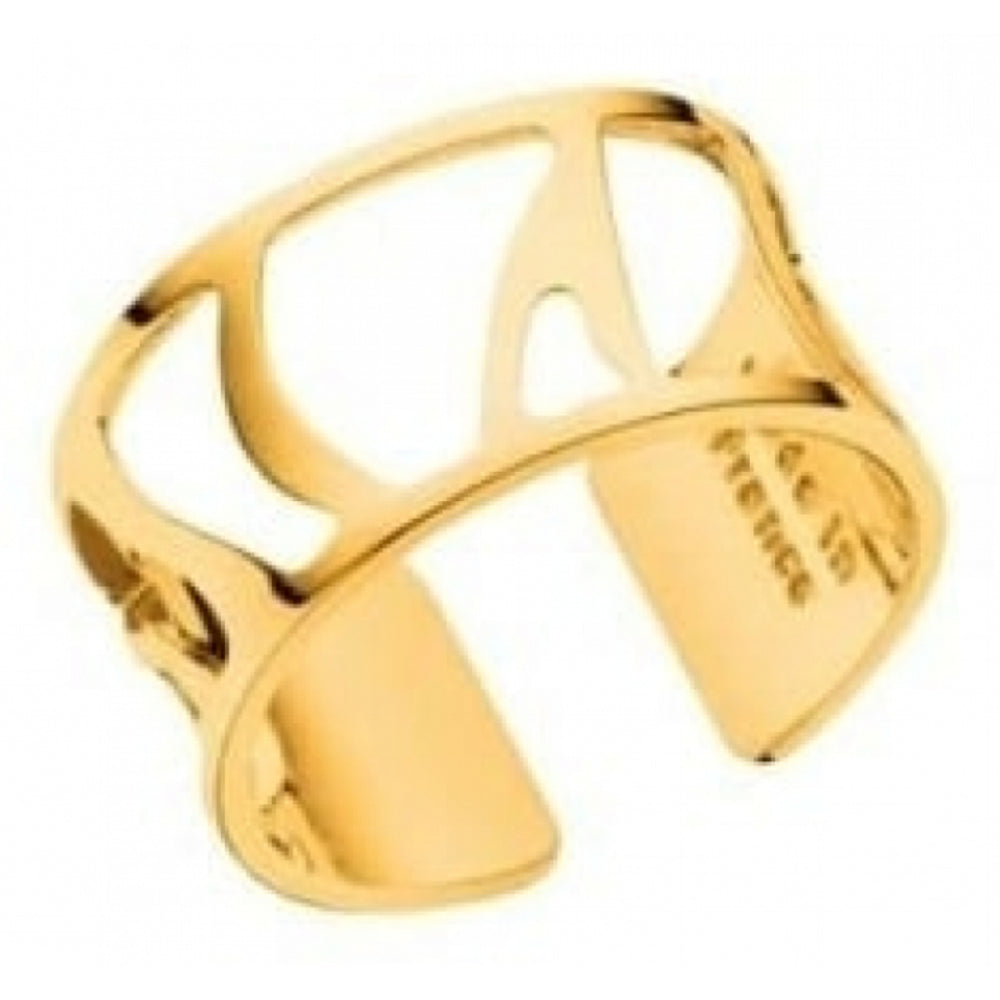 Brass & Gold Plated Parrot Feather Pattern Ring