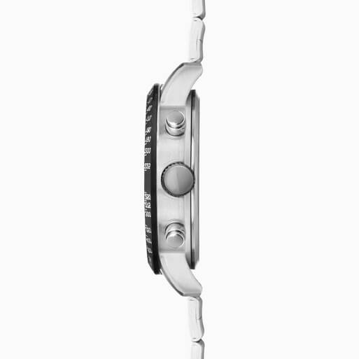 Velocity Chronograph Black Dial & SS Bracelet Strap Men's Watch