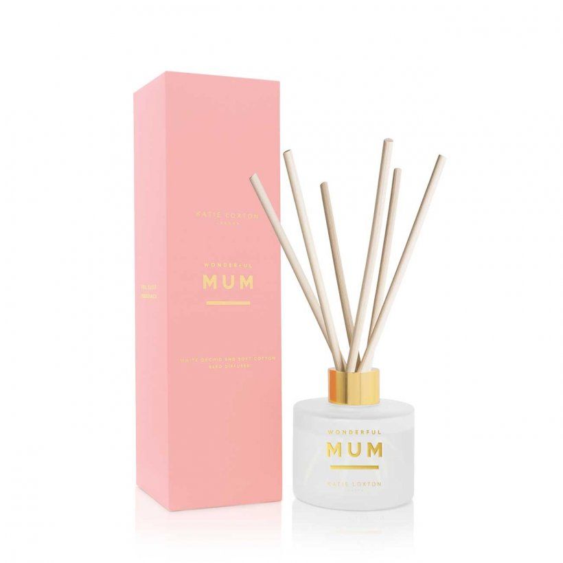 Sentiment Reed Diffuser | Wonderful Mum | White Orchid and Soft Cotton