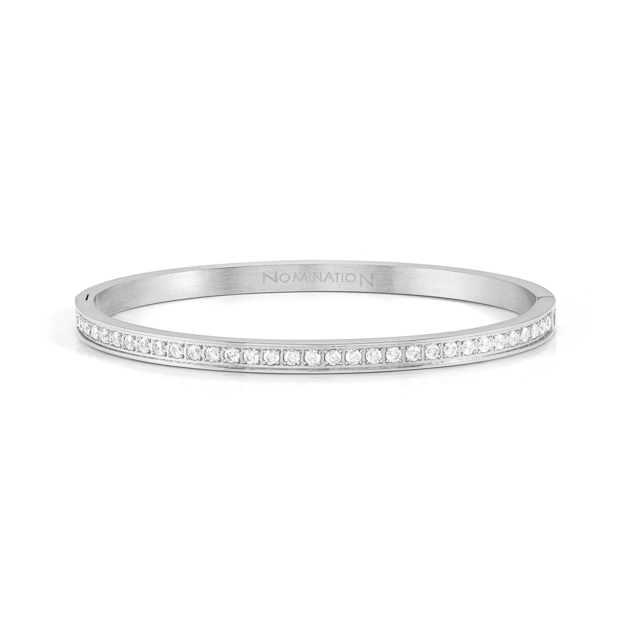 Pretty Bangle In SS With CZ