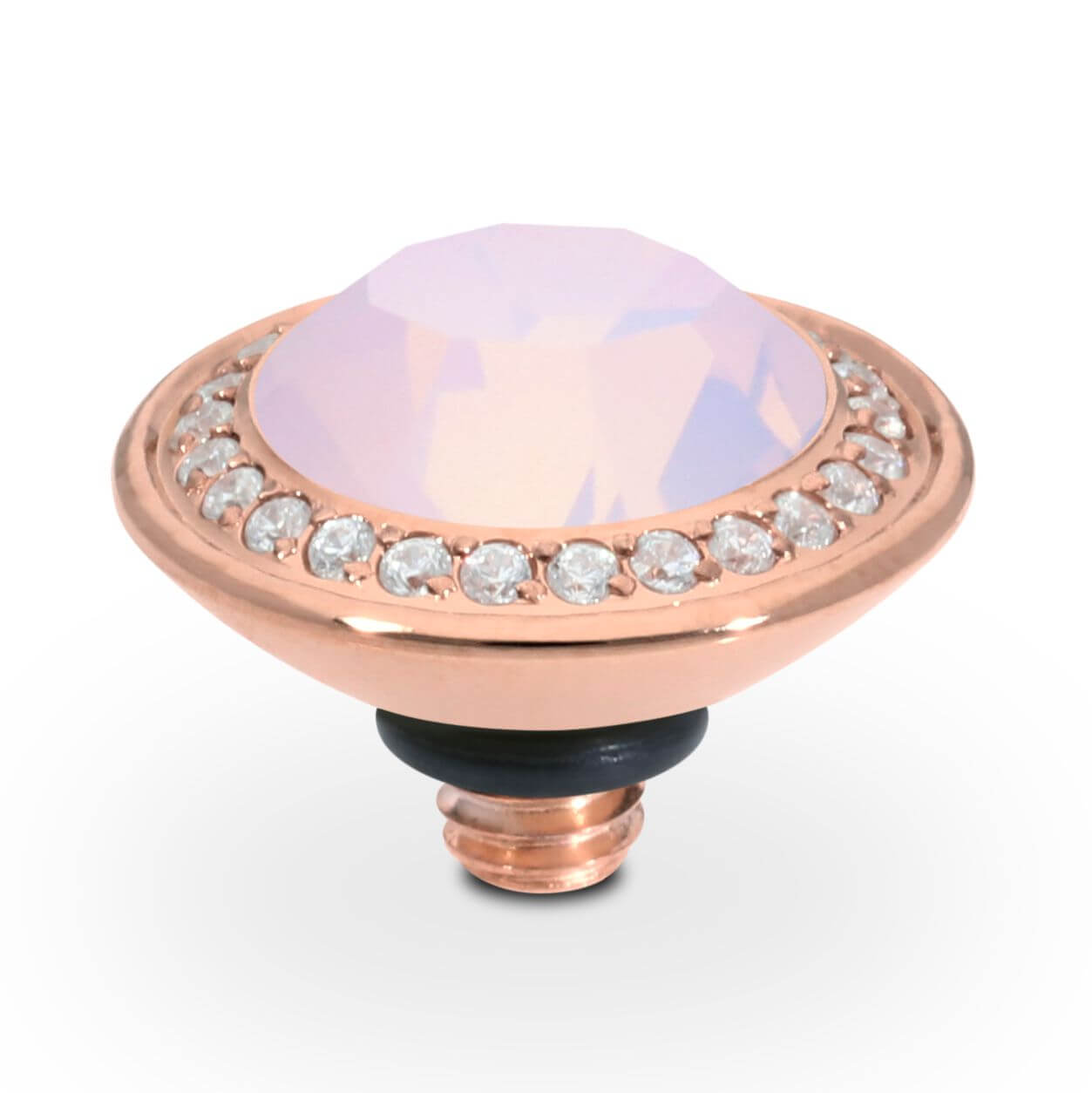 TONDO Deluxe (RG/P) 9mm Rose Opal Ring Top