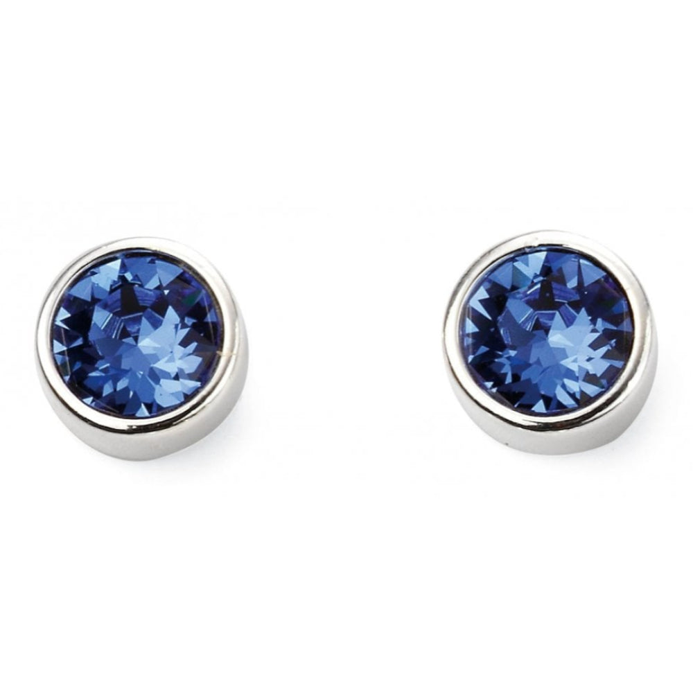 Sept Birth Stone Sterling Silver Earring