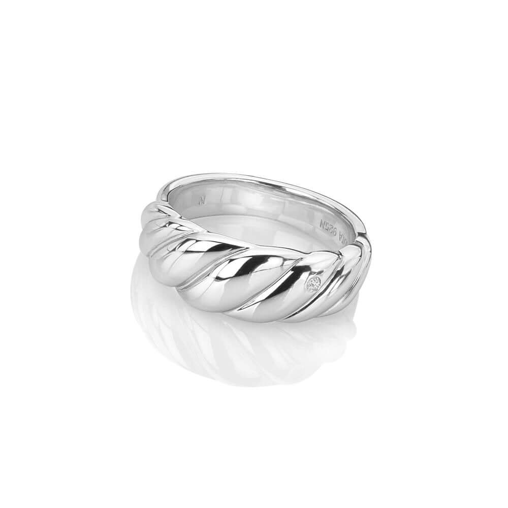 Large Twist Ring- Size N