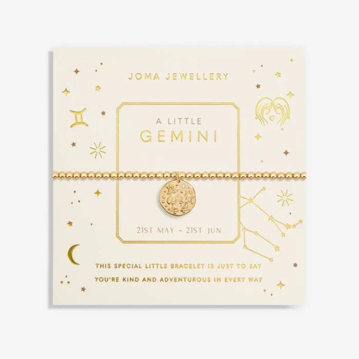 Star Sign A Little ' Gemini ' Bracelet (21st May - 20th June)