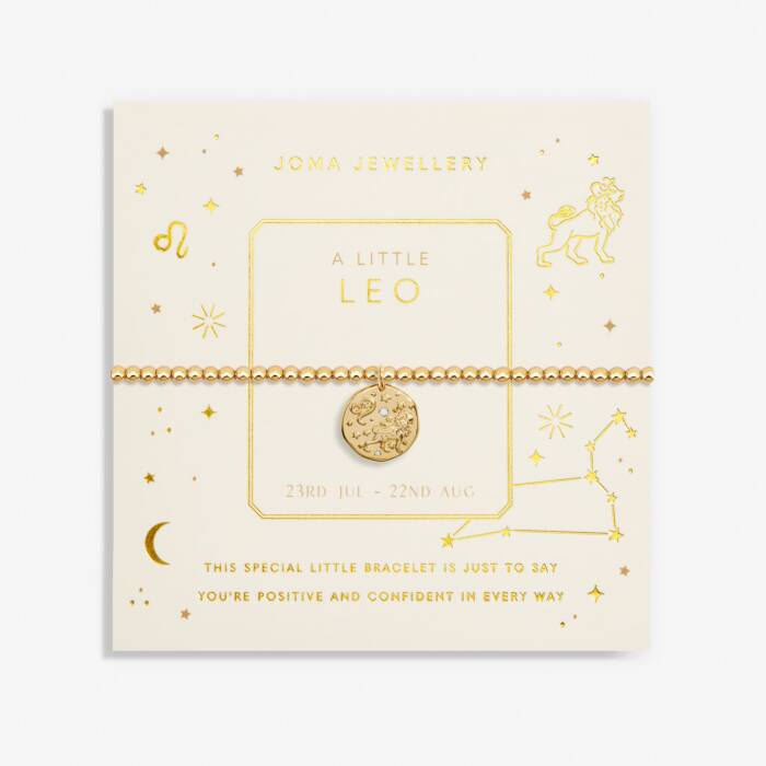 Star Sign A Little ' Leo ' Bracelet (23rd July - 22nd August)