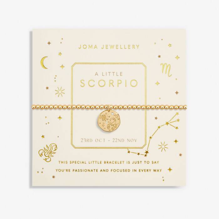 Star Sign A Little ' Scorpio ' Bracelet (23rd October - 21st November)