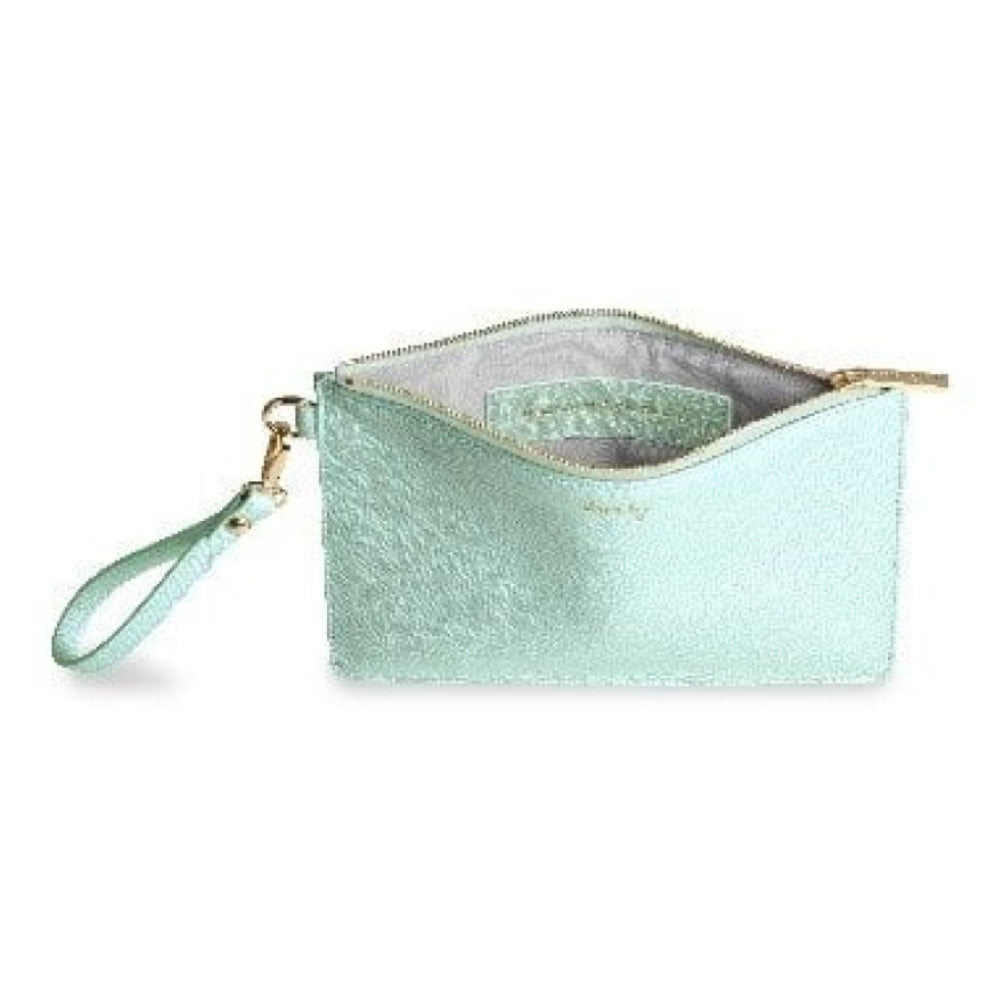 Secret Message Pouch - Dream Big - Metallic Mint - 16x24cm