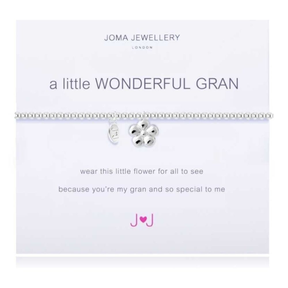 a little WONDERFUL GRAN - elastic bracelet - silver