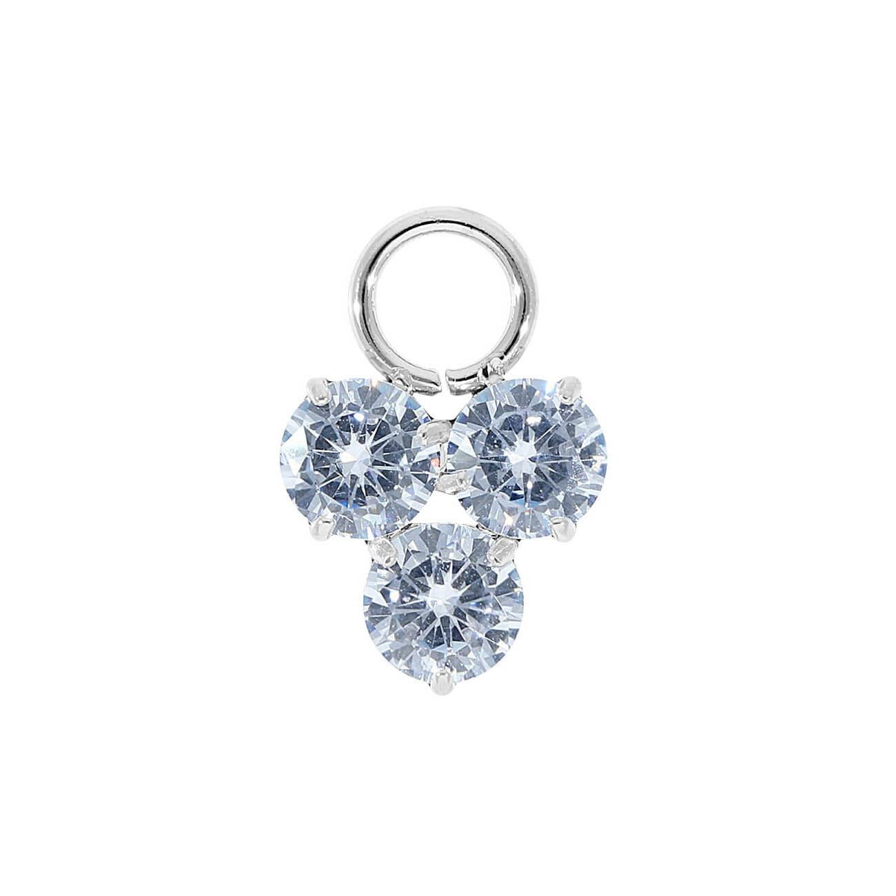 Cervia Crystal 10mm Charm (S/P)