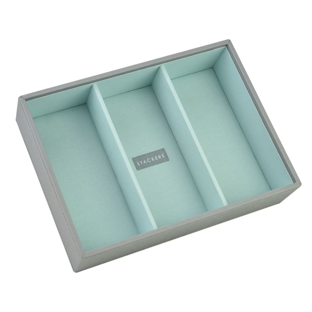 Dove Grey Classic Deep 3 Section Stacker