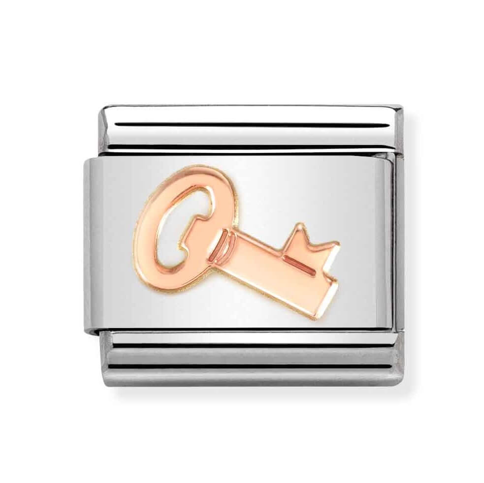 Composable Classic Link In 9K Rose Gold Key Symbol