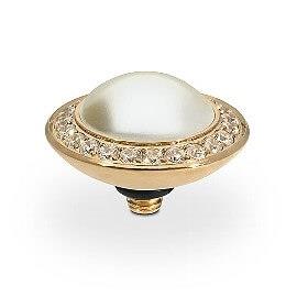 TONDO Deluxe (G/P) 13mm Cream Pearl Ring Top