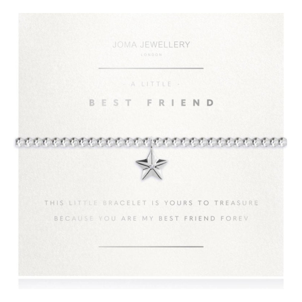 A Little | Best Friend | Silver | Bracelet | 17.5cm Stretch