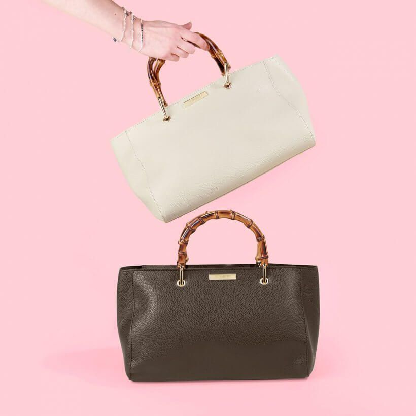 Avery Bamboo Bag | Off White