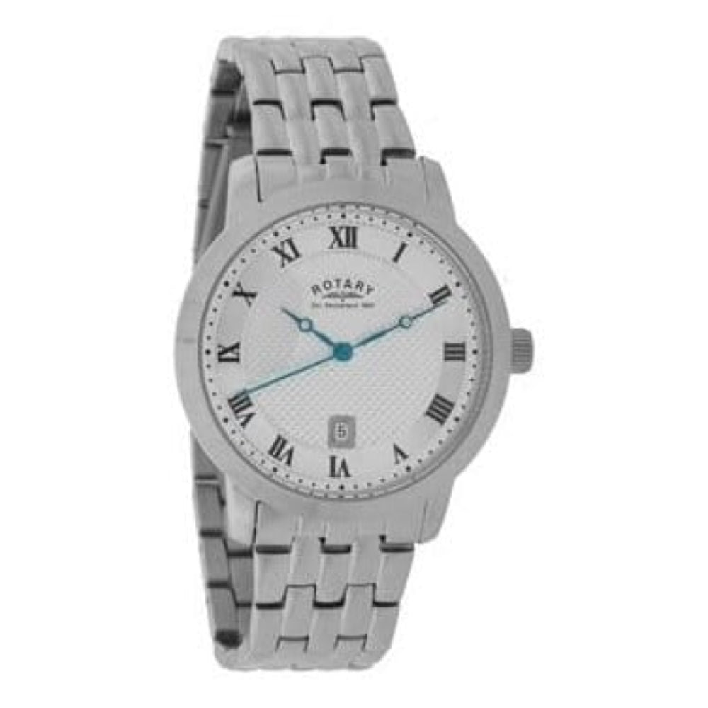 Rotary Polished Gents Stainless Steel Watch