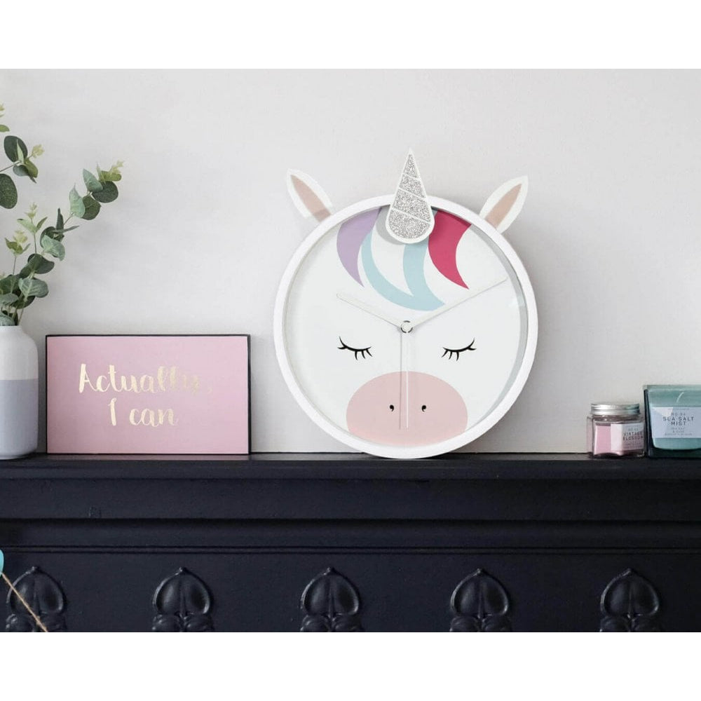 Lola Unicorn Wall Clock