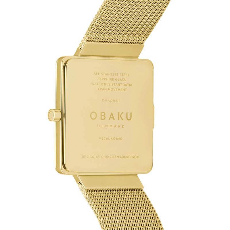 KVADRAT - GOLD Ladies Watch