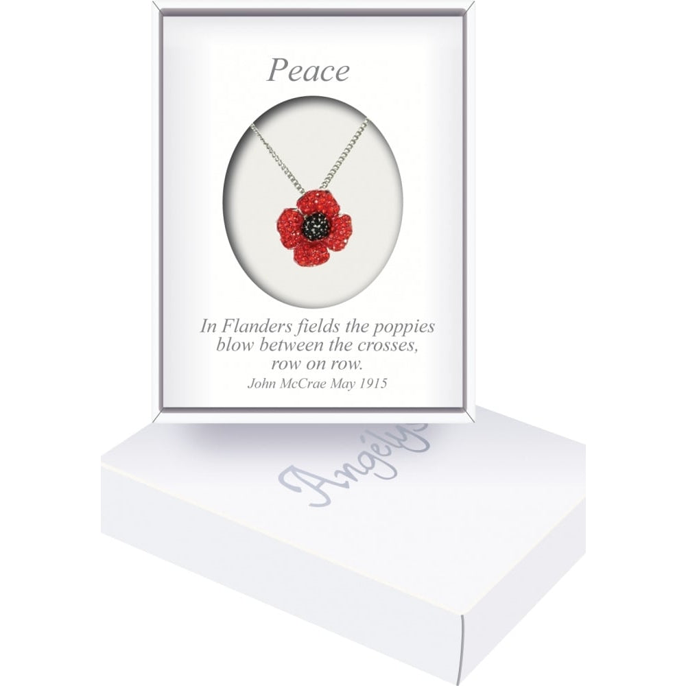 Large Poppy Pendant 20mm