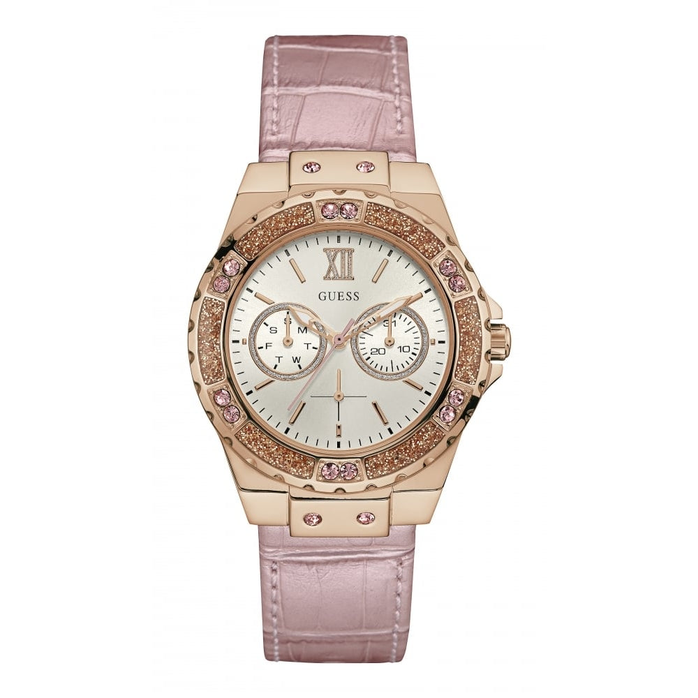 Rose Gold Plated Stainless Steel Ladies Wristwatch