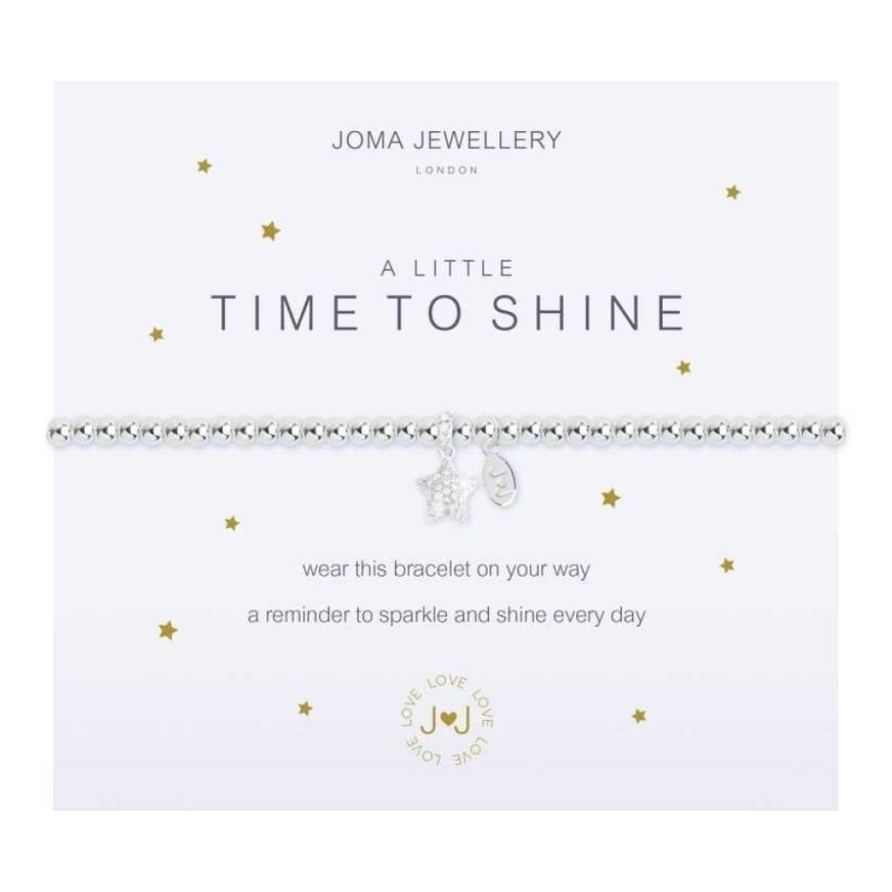 a little TIME TO SHINE - silver bracelet