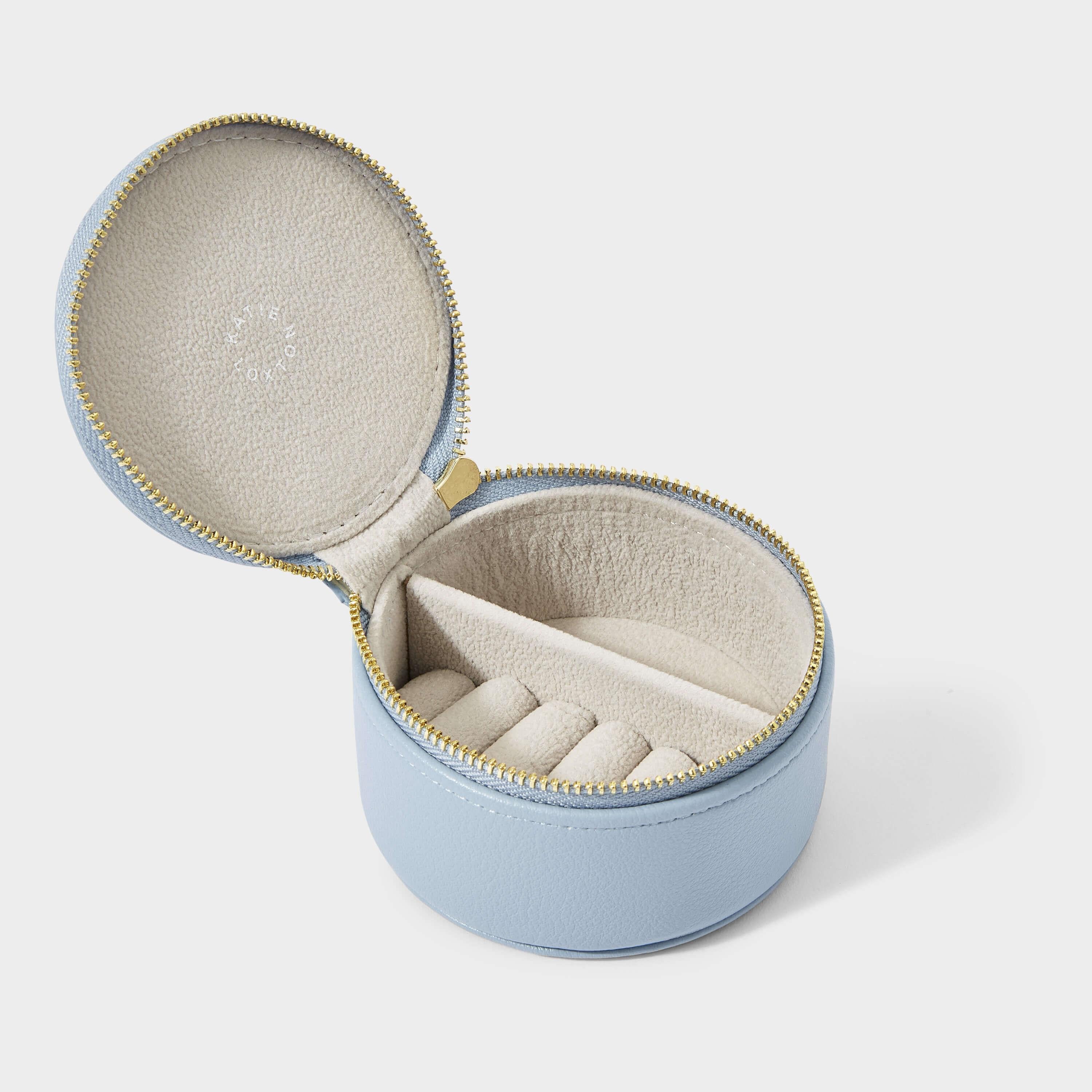 Birthstone Jewellery Box | March | 9 X 9 X 5.5cm