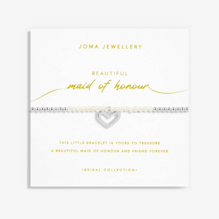 Bridal Pearl Bracelet 'Maid Of Honour'