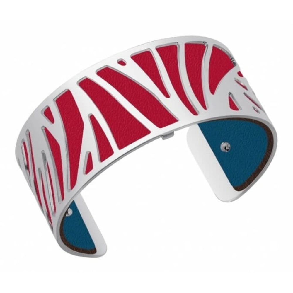 Silver Plated Parrot Feather Patteren 25MM Cuff