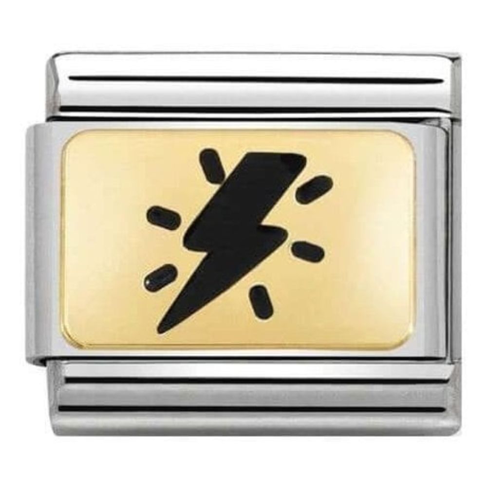 Classic Plates Link Thunderbolt Black