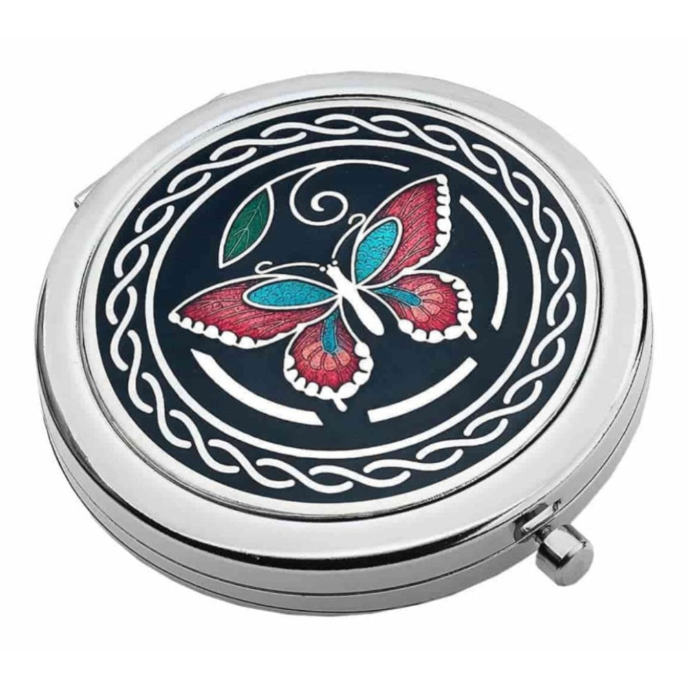 Black Butterfly Compact Mirror