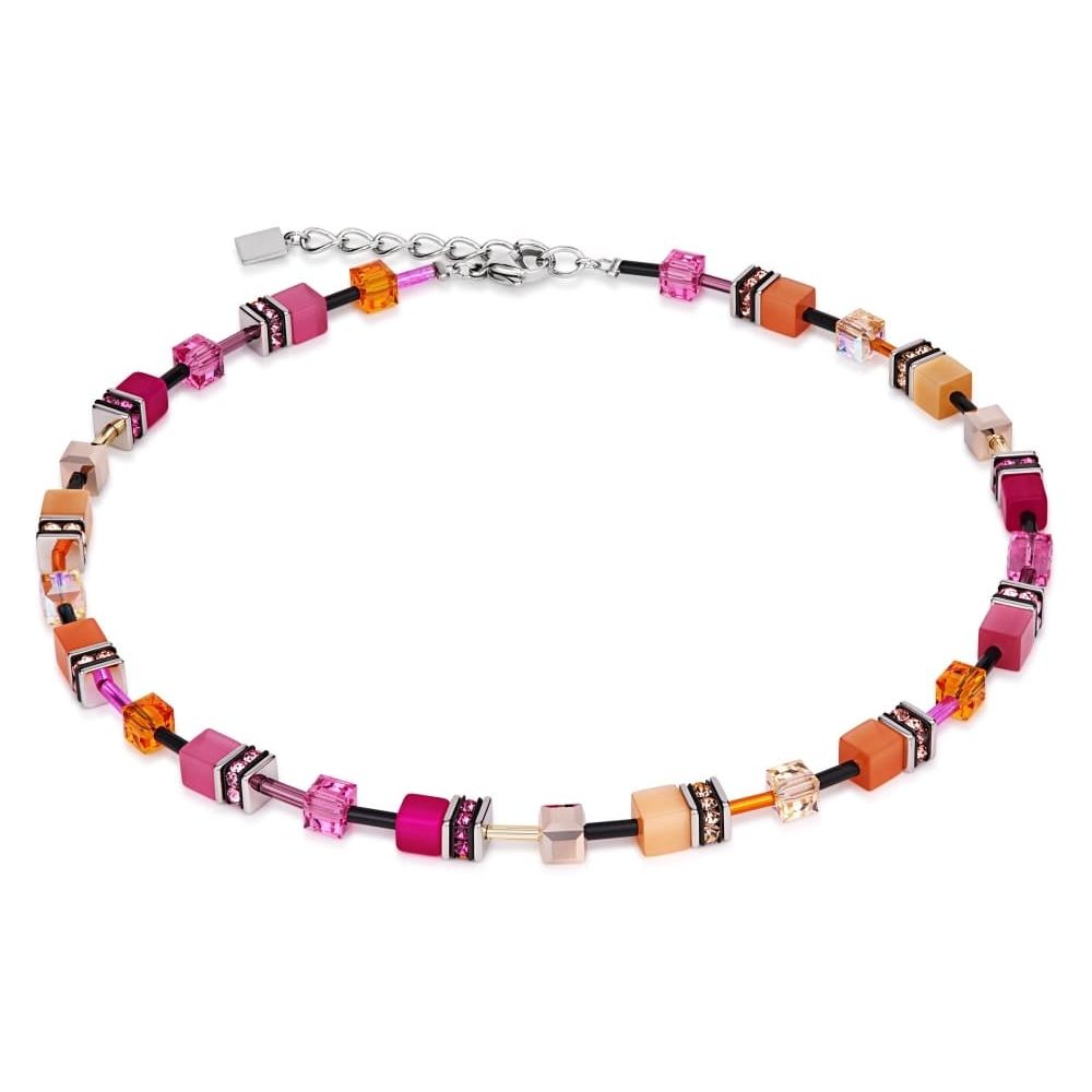 Ladies' Geo Cube Crystalized Swarovsi Elements Necklace