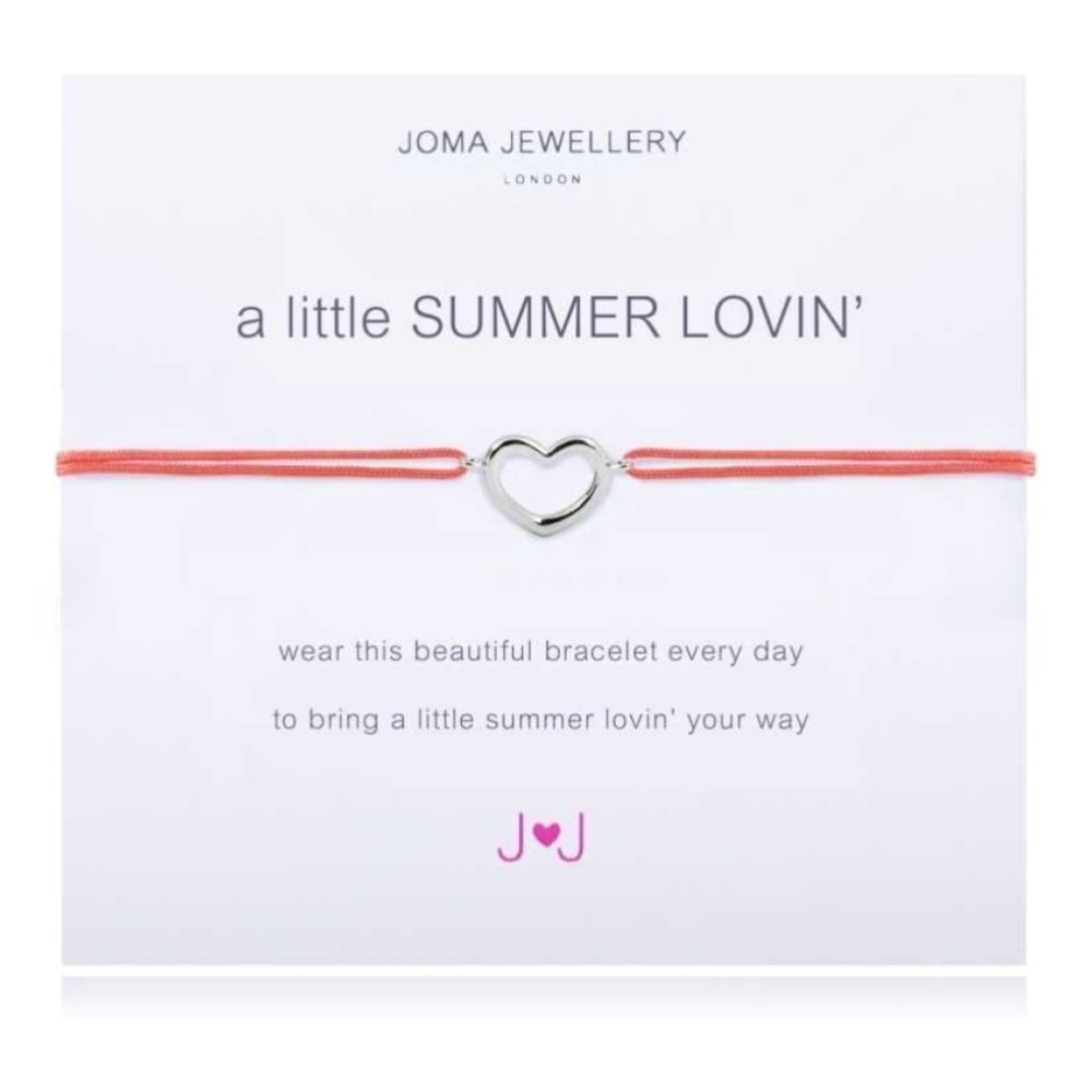 a little SUMMER LOVIN' - bracelet - adjustable thread - silver