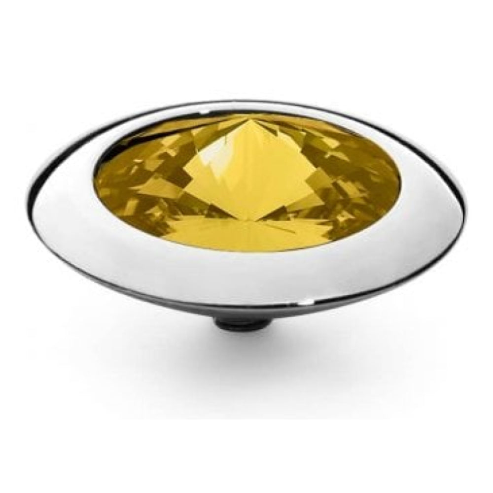 Famosa Silver 16mm Tondo Ring Top Sunflower
