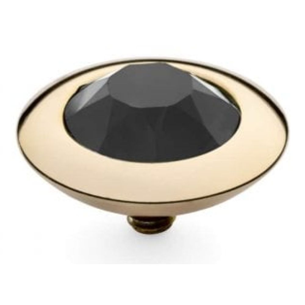 Famosa Gold 13mm Tondo Ring Top Jet