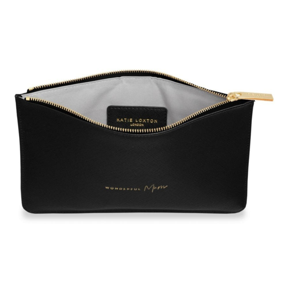 PERFECT POUCH - WONDERFUL MUM - Black - 16x24cm