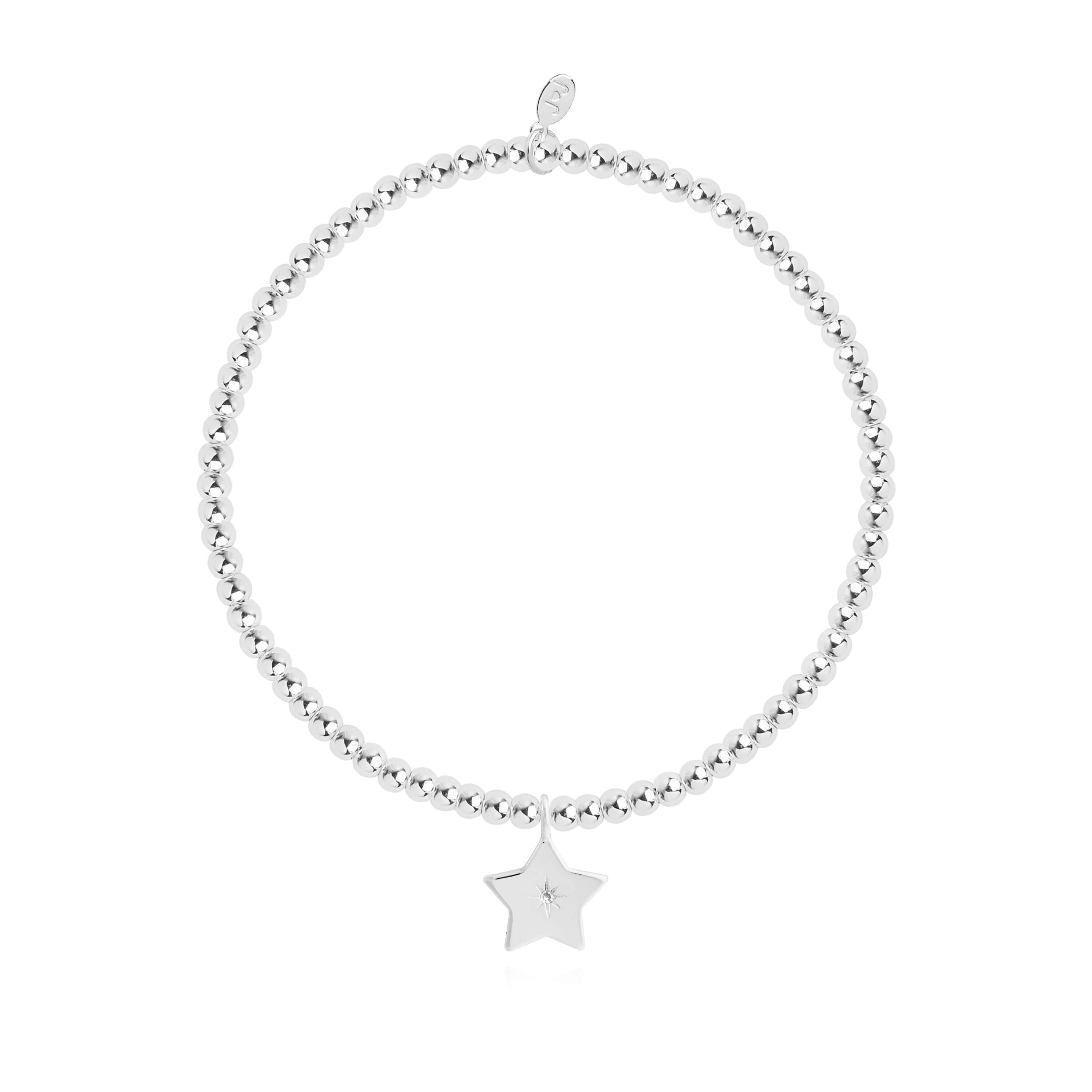 Occasion Gift Box | Just To Say Congratulations | Silver | Set Of 3 Bracelets | 17.5cm Stretch