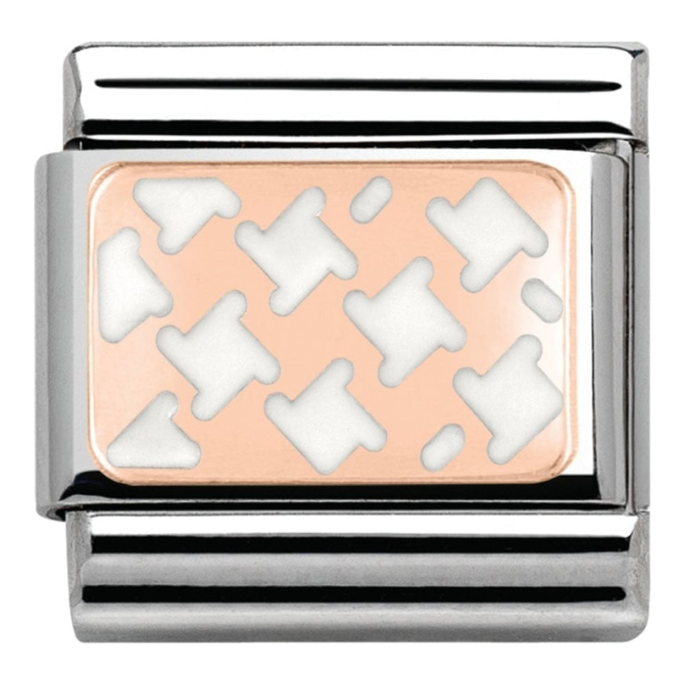 Classic White Houndstooth Link