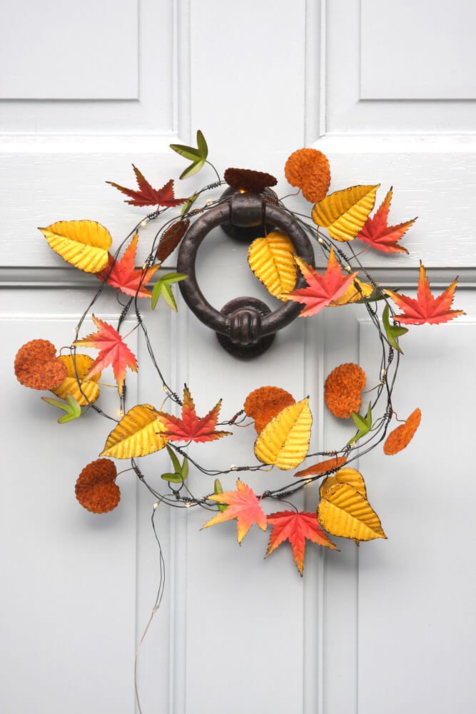 Autumn Leaves Battery Powered Lights