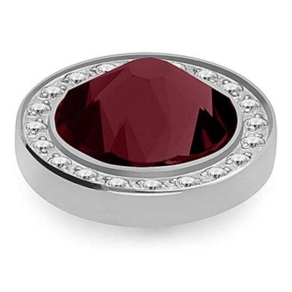 10.5mm Interchangeable Canino Deluxe Burgundy Crystal Top in S/P