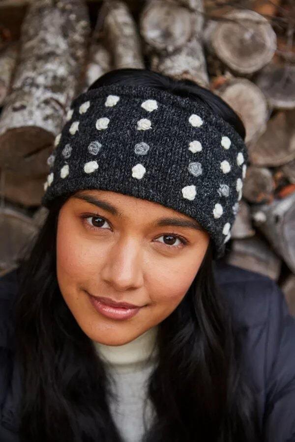 Kew Headband Charcoal