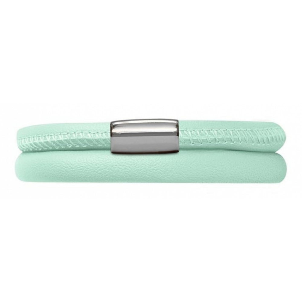 Double Turquoise Leather Bracelet