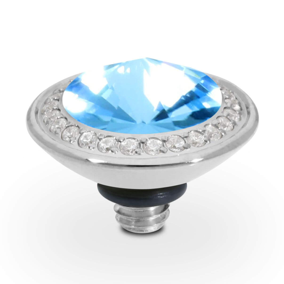 TONDO Deluxe (S/P) 9mm Aquamarine Ring Top
