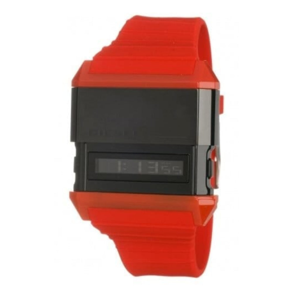 Unisex Red Silicone Digital Wrist Watch
