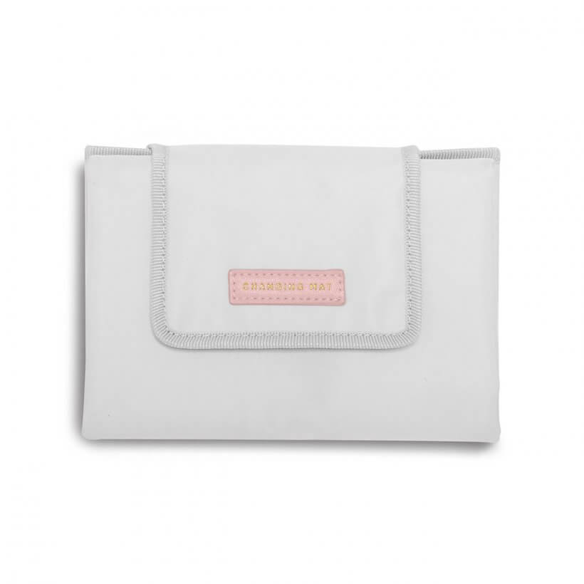 Quick Change Baby Organiser With Changing Mat | Squeaky Clean | Dusty Pink
