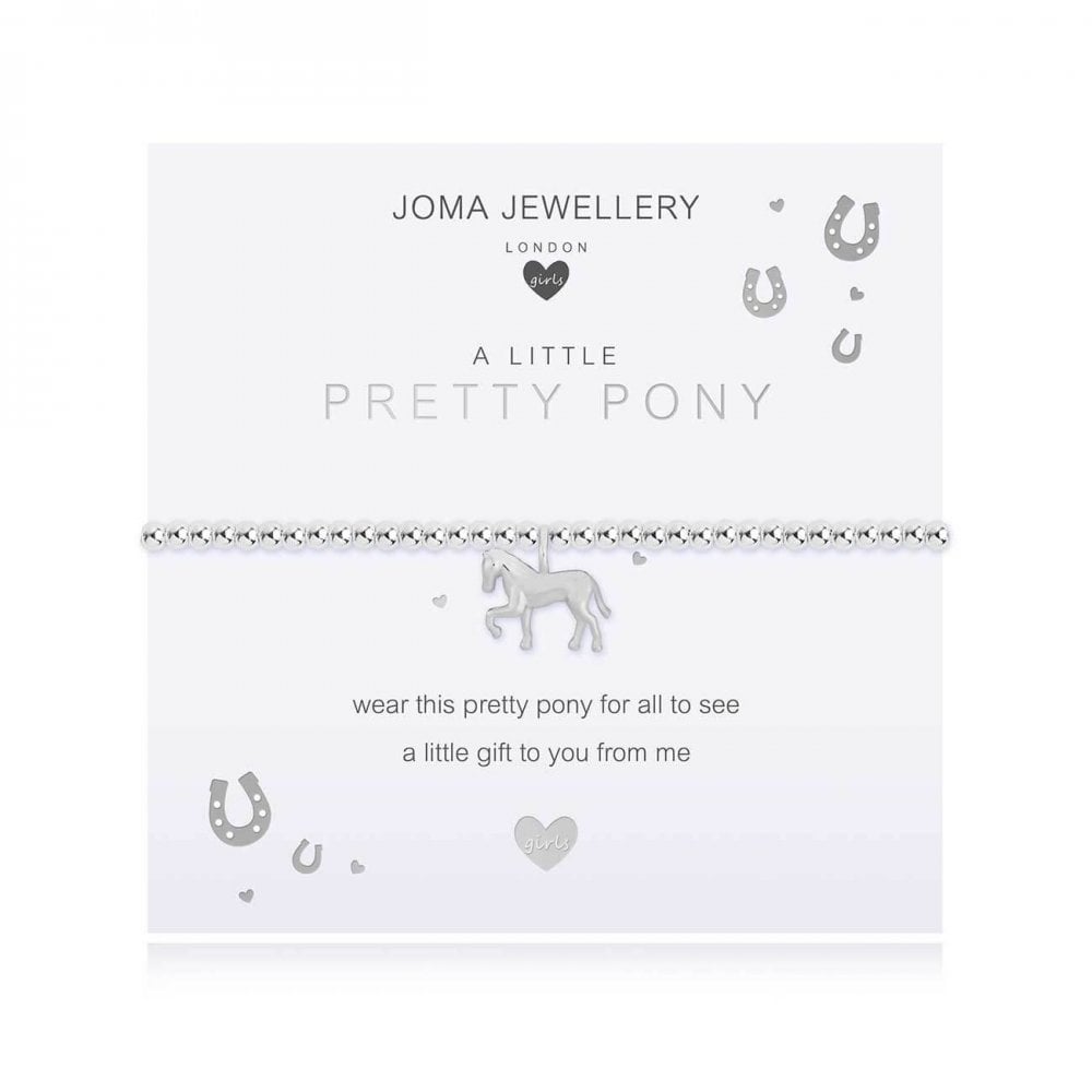 Children's A Little | Pretty Pony | Silver | Bracelet | 15.5cm Stretch