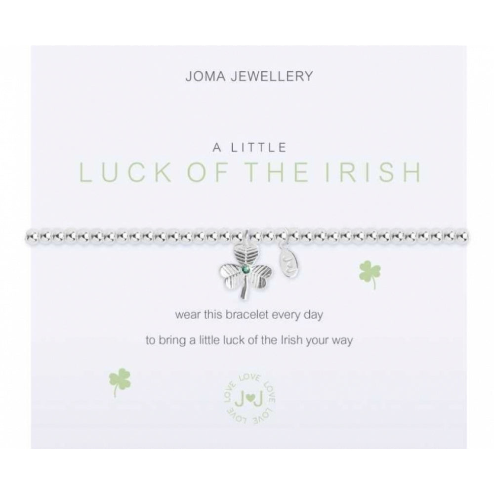 A Little | Luck Of The Irish | Silver | Bracelet | 17.5cm Stretch