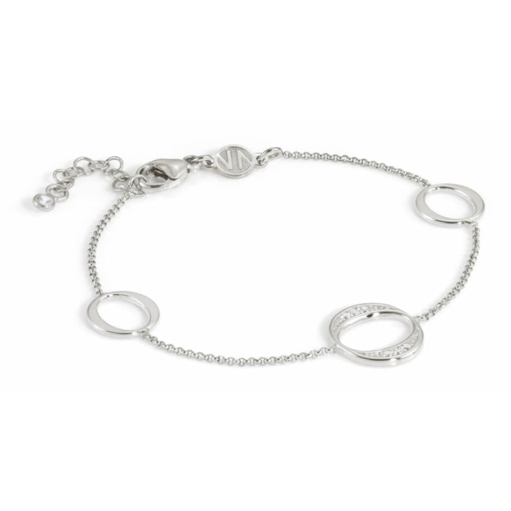 Bracelet with Cubic Zironica Circle in Silver