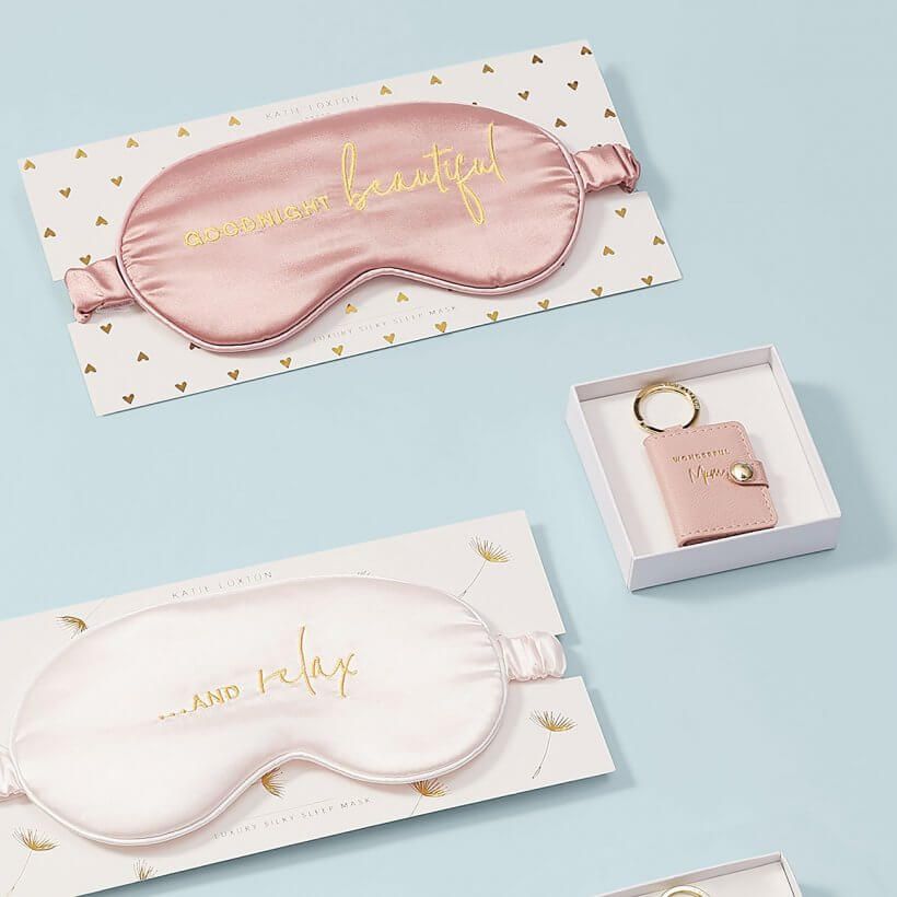 Satin Eye Mask | Goodnight Beautiful | Dusty Pink