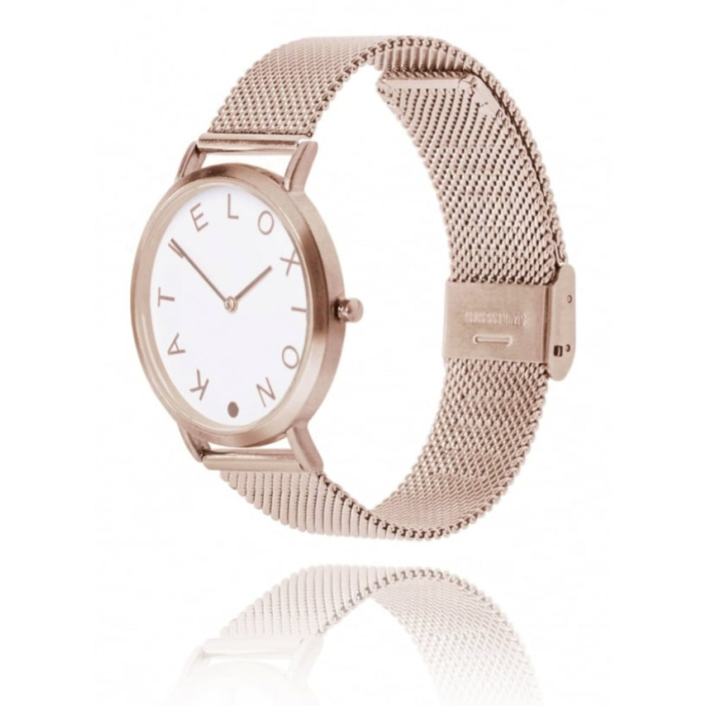 RAI Rose Gold Plated Chain Mail Watch