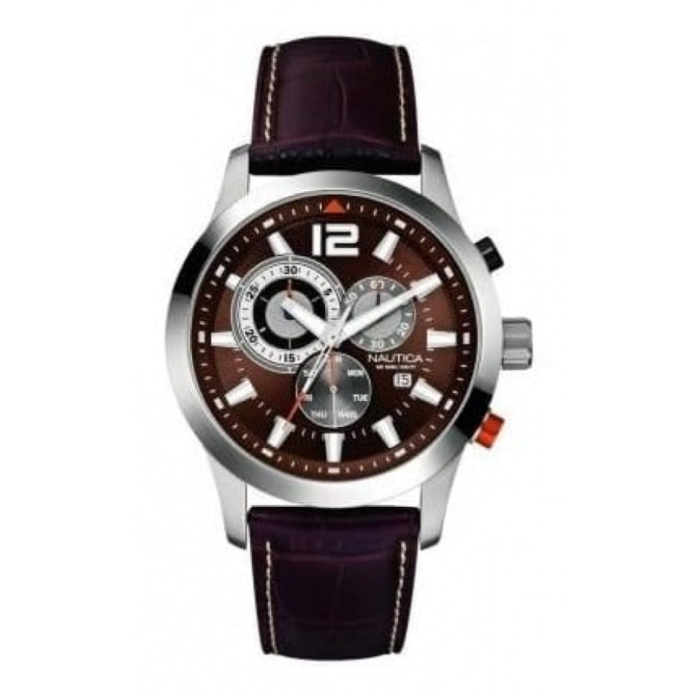 Gents NCS Leather Chronograph Strap Watch
