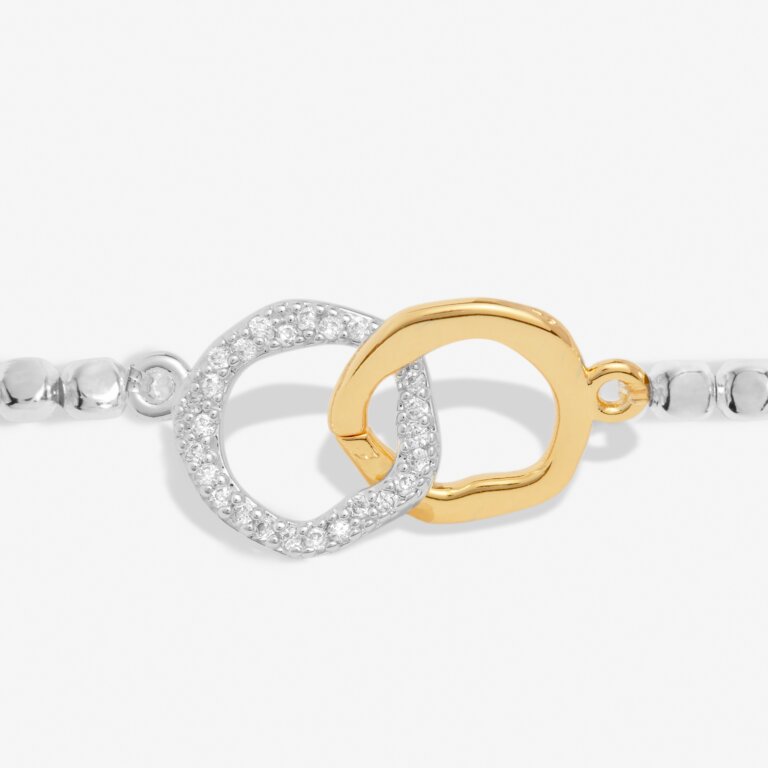 Forever Yours 'Forever My Soul Sister' Silver & Gold Plated Bracelet
